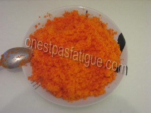 gateau carottes light_étape 1