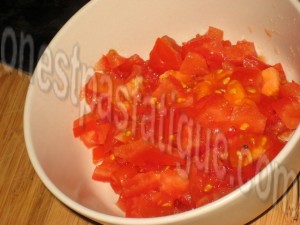tartare tomate melon cannelle basilic_etape 1