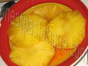 rondelles ananas plancha_etape 1