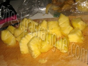 terrine poire ananas roquefort et chutney oignon_etape 4
