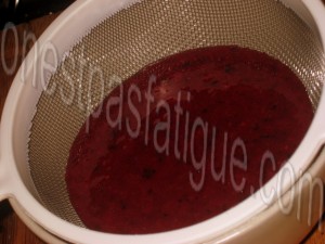 Bûche spéculoos-mirabelle, domes meringues-marron, gelee fruits rouges_etape 19